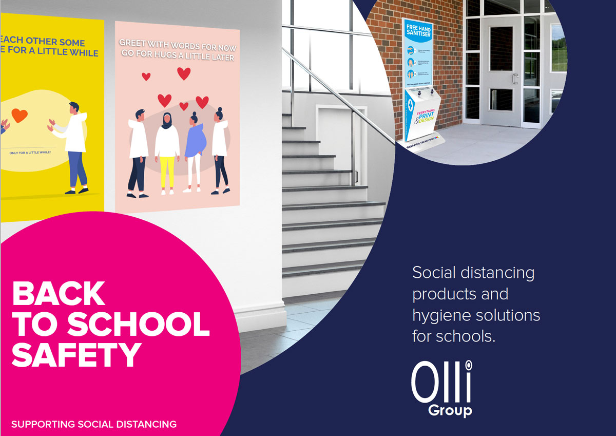 Social distancing and hygiene products for schools and businesses